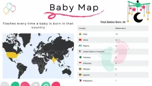 Baby Map - Explore Global Births in Real-Time