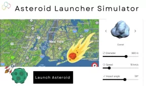 Asteroid Launcher Simulator - Impact Simulator Game