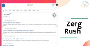 Zerg Rush – Google’s Interactive Easter Egg Game